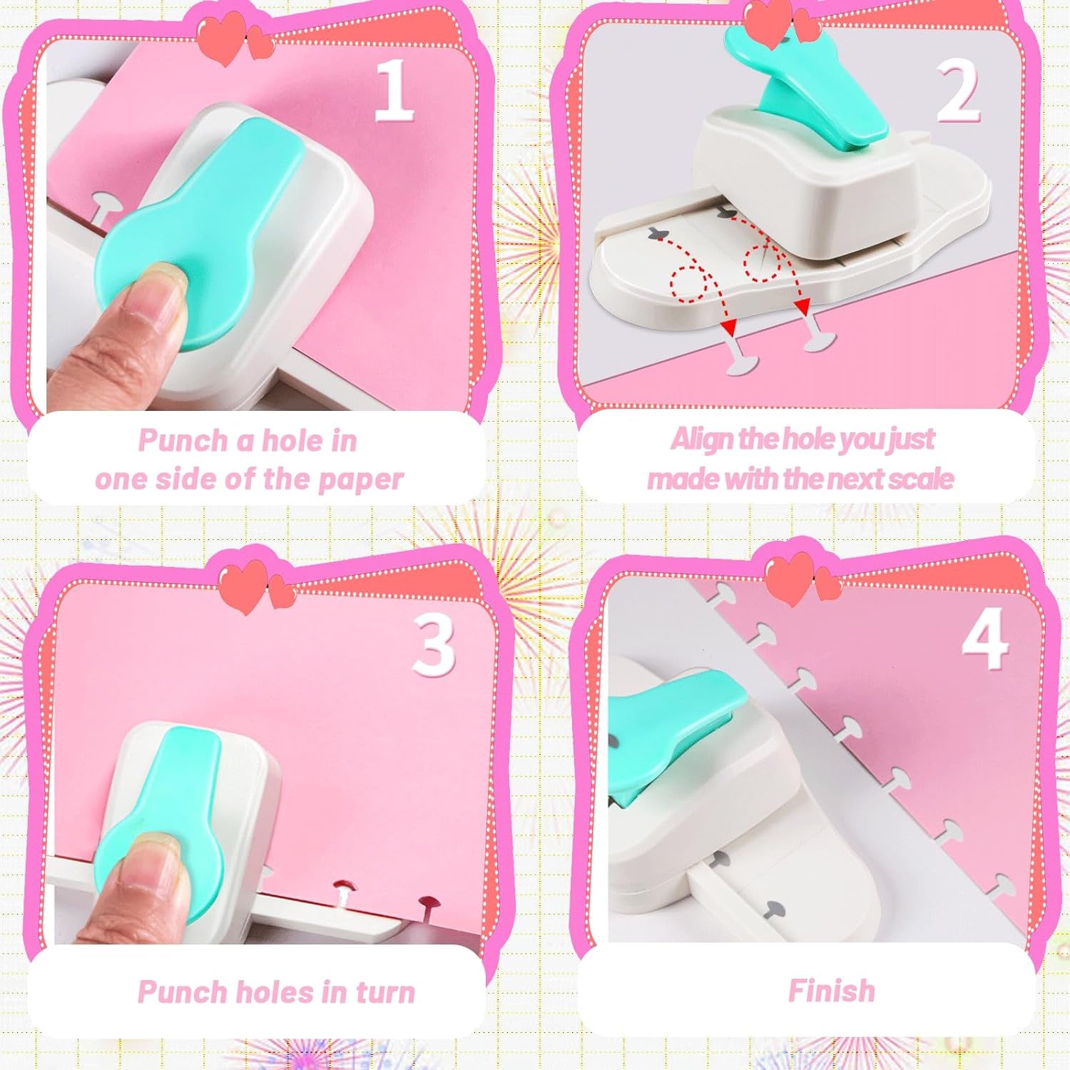 Mushroom Hole Puncher, Disc Planner Punch, Paper Punch, Craft Punch, Disc Puncher, Disc Binding Punch, Discbound Punches for Paper Crafts, Discbound Notebook Punch, A6 Hole Puncher, A5 Hole Punch