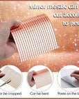 Self-Adhesive Mirrors Mosaic Tiles Mirror Tiles Self Adhesive Disco Mirror Tiles Craft Mirror Tiles Mirror Mosaic Tiles Mosaic Tiles Mirror for DIY, 5 X 5 Mm (Rose Gold, 7200 Pieces)