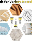 60Ml Fabric Glue, Fabric Glue for Clothing Permanent Washable Clear Fabric Adhesive for All Fabrics, Cotton, Flannel, Denim, Leather, Polyester, Doll Repair, Patches, PU
