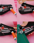 Handheld Sewing Machine - Portable Mini Manual Sewing Machine - Mini Sewer Machine - Hand Stitcher Sewing Machine - Needlework Tool for DIY Crafts Home Travel