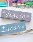 Letter Stencils for Painting on Wood - 40 Pack Alphabet Letter Number Stencil Templates with Signs in Multiple Fonts - Stencils for Crafts Reusable for Chalkboard, Fabric, Wood Signs and More