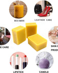 Pure Yellow Beeswax Blocks - 100% Natural Beeswax Bars, Triple Filtered - Premium Quality, Cosmetic Grade - 14 OZ