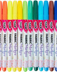 Permanent Nontoxic Fabric Markers, 20 Pack, Multicolor