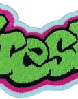 Fresh Patch 90S Graffiti Patch Iron On/Sew On, 3 Inches - Fully Embroidered Cool Patch