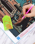 6 Pack Landscape Diamond Painting Kits for Adults and Beginners,World Famous Scenic Spots Diamond Art Kits for Adults,Diy Full Drill City Diamond Dots Gem Art for Home Wall Art Decor 12X16Inch