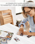 Inspirational Vision Board Book - a Complete Supplies Kit to Unleash Your Dreams/Goals with Motivational Pictures, Quotes & Clip Art - Perfect Magazine for Achieving Success in All Areas of Your Life