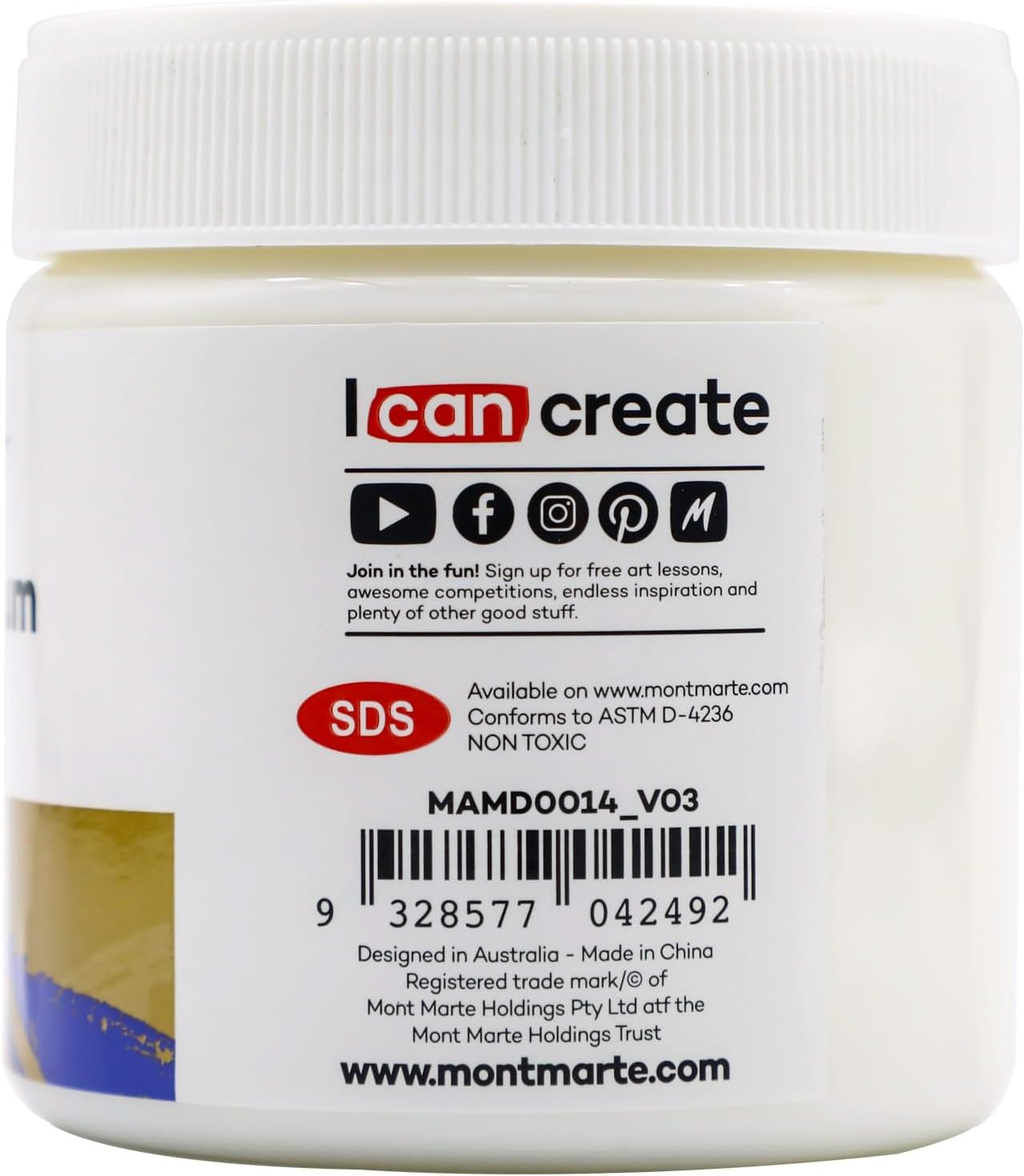 Premium Gel Medium Gloss 8.5Oz (250Ml), Suitable for Acrylic Paints