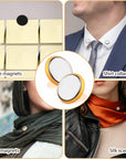 8Pcs Hijab Magnetic Pins, Strong Clothes Hijab Magnets Multi-Purpose Colorful Magnetic Scarf Clasp Pinless Brooch Hijab Pins Buttons for Women Clothing Dress Scarves (Matte+Plating)