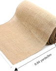 10 Yard Long 12" Wide Natural Burlap Fabric Roll for Craft Projects, Home Decor, Wedding Decor