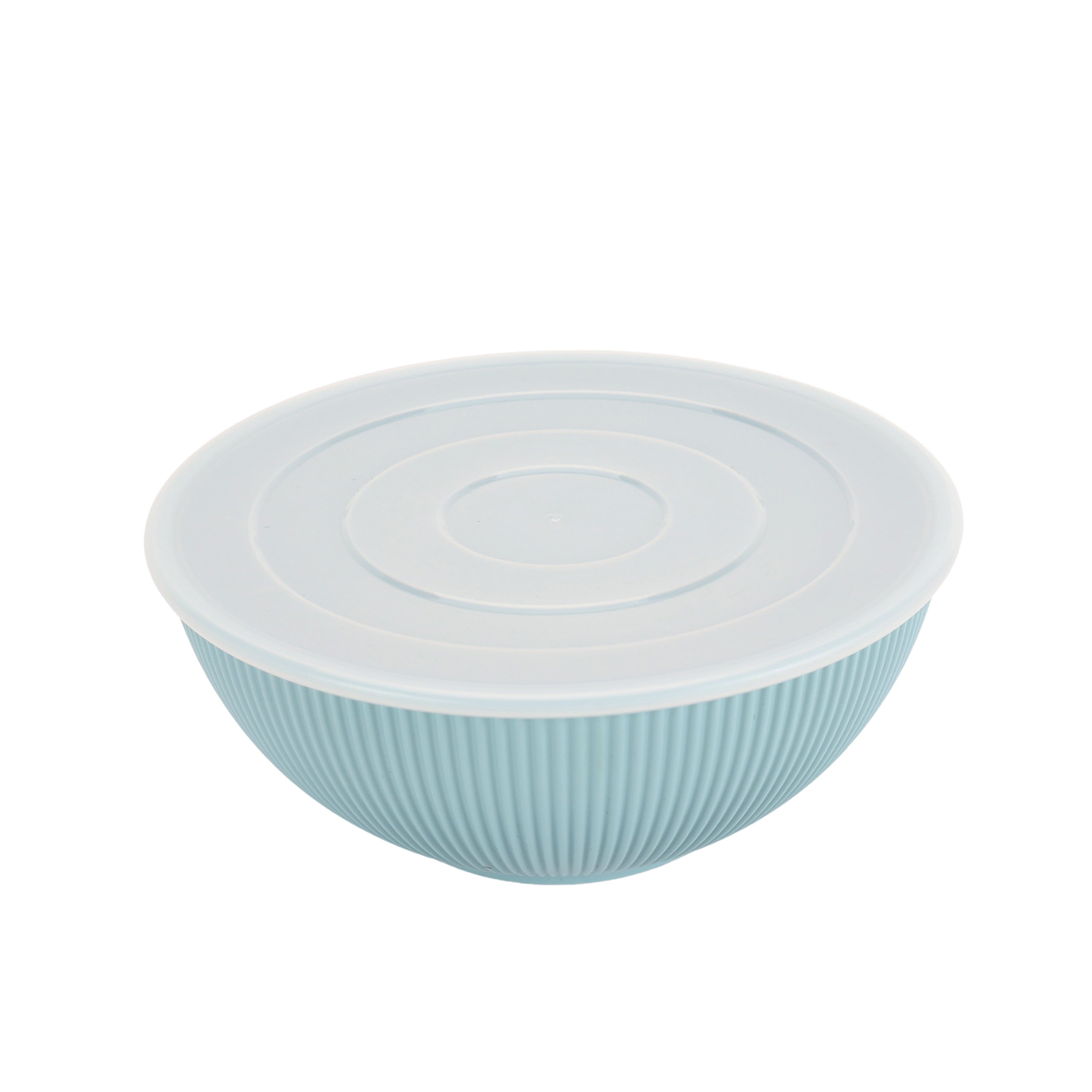Mainstays - Blue 4-Piece Eco-Friendly Recycled Plastic Serve Bowl Set