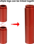 4Pcs Laser Engraver Riser Raiser Footpads Compatible with Xtool D1 and D1 Pro Laser Cutter and Engraver Machine (Red)