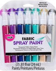 Fabric Spray Sets 31535 Sop Multi Mini Metallic 7Pk, 0.81 Fl Oz (Pack of 7)