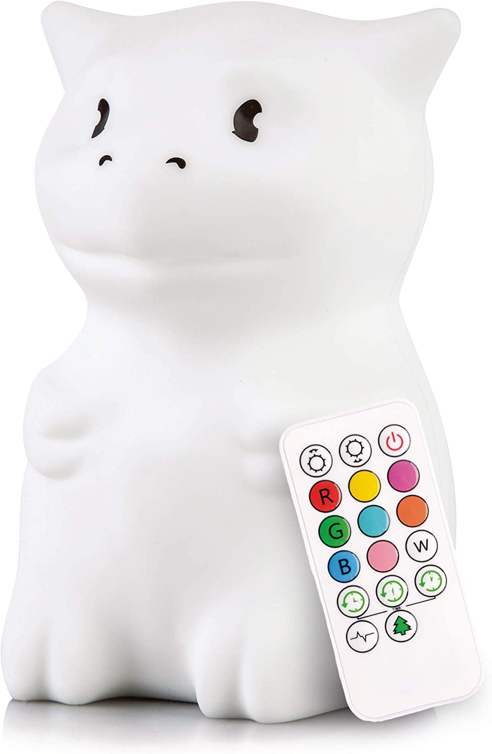 Owl, Kids Night Light, Silicone Nursery Light for Baby and Toddler, Squishy Night Light for Kids Room, Animal Night Lights for Girls and Boys, Kawaii Lamp, Cute Lamps for Bedroom