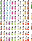 104 Pcs Milk Tea Charm Boba Charms Mini Colorful Bottle Charms Fruit Juice Pendant for DIY Jewelry Craft Earring Keychain