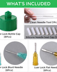 8 Packs Precision Applicator Caps for 2 Ounce Acrylic Paint Bottle Car Freshie Supplie