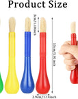4 Piece Kids Paint Brushes, Jumbo Children'S Paintbrushes Artist Paint Brushes with Easy to Hold Handles Grip Toddler Tempera Paint Brushes Kids Craft Paint Brushes for Kids Painting