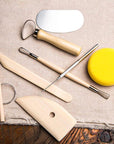 8 Pieces Pottery Clay Sculpting Tool Kit, Ceramic Pottery Clay Modeling Tools Clay Painting Tools Standard Carving Clay DIY Tools Set