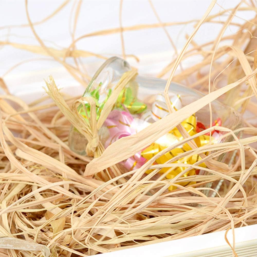 Natural Raffia Ribbon Paper Christmas Raffia for Florist Bouquets Decoration Crafts Raffia Ribbon 2X 50G