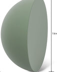 Floral Desert Dryfōm Half Ball 3.8 Inch X 7.8 Inch Green