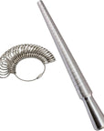 Ring Sizer Set Metal Ring Mandrel Steel Ring Gauge Kit Finger Size Measure Rings Sizing Measurement Jewelry Making Tool Jewelers Tools US 0-13