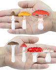 Life like Mushroom Polymer Clay Casting Silicone Mold and Veiner for Fondant Cake Decorating, Modelling Chocolate