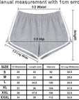 4 Pack Yoga Short Pants Cotton Sports Shorts Gym Dance Lounge Shorts Dolphin Running Athletic Shorts for Women