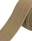 Strapcrafts 1.5-Inch Wide Colored Double-Side Twill Woven Elastic,2 Yards,Khaki 32140