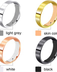 8 Sheets/ 152 Pieces Ring Sizer Adjuster Invisible Ring Spacer Ring Guards for Women Loose Rings, 2 Kinds of Thickness