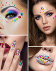 Gem Stickers, 1510Pcs Rhinestone Stickers for Crafts, Self Adhesive Jewel Stickers, Acrylic Bling Gems Jewels Stickers for Crafts, Stick on Gems for DIY, Crafts, Craft Supplies for Kids