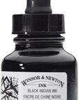 Drawing Ink, 30Ml Bottle, Black Dropper Cap