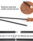 Mahl Stick for Steadying Painter Hand, 33 6/7 Inches in Length Aluminum Rod with Artificial Leather, Artists Painting Hand Rest Tool