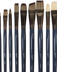 Premium Paint Brush Set 15 Piece, Includes 15 Different Brushes in a Roll Case with Magnetic Closure, Suitable for Watercolour, Acrylic and Oil Painting