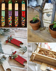 200 Pcs Craft Sticks Ice Cream Sticks Natural Wood Popsicle Craft Sticks 4.5 Inch Length Treat Sticks Ice Pop Sticks for DIY Crafts