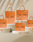Clear PVC DIY Tote Bag Handbag Making Kit Handmade Gift Bag Craft Accessory Tool Set Birthday Holiday Gift Bag (R)