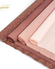8 Rolls Rose Gold Premium Crepe Paper Rolls for DIY Gift Wrapping Paper Crafts Birthday Wedding Holiday Paper Flower, 20 Inches Wide by 6.56 Ft Long, 4 Colors