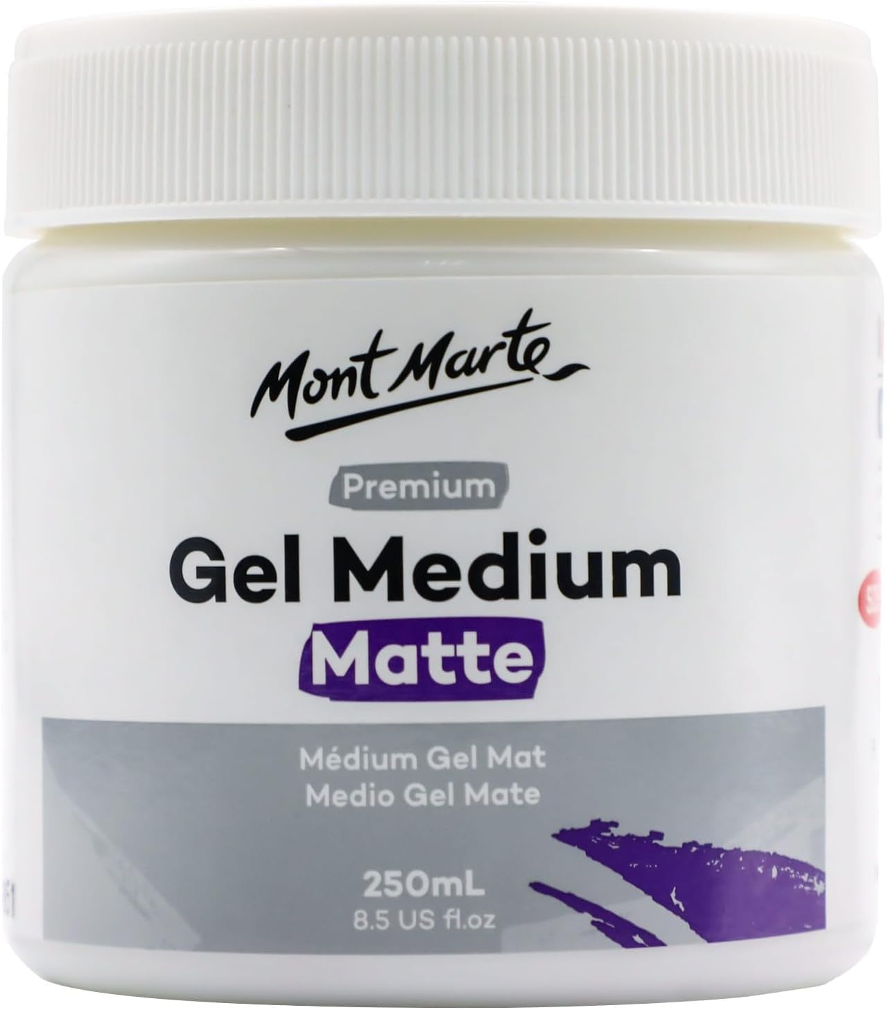Premium Gel Medium Gloss 8.5Oz (250Ml), Suitable for Acrylic Paints