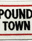 Ticket to Pound Town Patch - Iron On/Sew on - Fully Embroidered, Beige Color - Funny Morale, Tactical, Military Patch - Perfect for Your Tactical Military Army Gear, Backpack, Cap, Vest