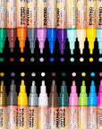 | 14 Pack | Acrylic Paint Markers Medium Point | Leather, Shoes, Rock Painting, Wood, Glass | Acrylic Paint Pens Set | Pack of 14, 5.0 Mm