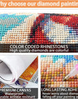 5D Diamond Art Kits for Adults Beginners 6 Pack - DIY Van Gogh Diamond Art Paint with Diamonds round Full Drill Diamond Dots Painting for Adults Kids Sunflowers Gem Art Pictures Art Wall Decor