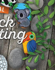 Animal Rock Painting Box Set - DIY Rock Painting for Adults - Rocks, Brush, Paint Included - Mandala Stone Artist - Create Rock Artwork at Home - Arts and Craft for Adults - Adult Hobbies