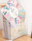 12X12 Paper Storage Organizer, Scrapbook Paper Storage Organizer, Scrapbook Storage Bin for 12" X 12" Paper- 2 Pack