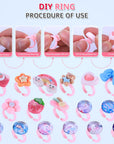 3200 Pcs Unicorn Jewelry Activity Kit,Clay Beads Bracelet Making Kit,Flat College Style Beading for Friendship Jewelry Making,Crystal Time Gem Ring Gifts,Diy Crafts for Teen Girls
