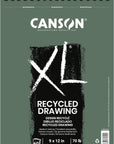 XL Series Recycled Drawing Paper Pad, Top Wire Bound, 70 Pound, 9 X 12 Inch, 60 Sheets