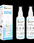 2 X 100Ml Sublimation Spray for Cotton Tshirts,Sublimation Coating Spray for T-Shirts, Canvas, Polyester Fabric,Quick Dry, High Gloss,Polyester Spray for Sublimation
