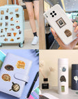 120Pcs Vintage Aesthetic Stickers, Cute Retro Journaling Scrapbooking Stickers Pack for Adult Women Teen Grils, Waterproof Vinyl Decals for Water Bottle Laptop Computer Phone Case