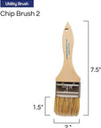 - Chip Paint Brushes - 36-Pack - 2 Inch Chip Brush for Paints, Stains, Varnishes, Glues, & Gesso