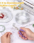 Aluminum Armature Wire for Sculpting, 2 Mm Thickness Metal Bendable Wire Flexible Wrapping Weaving for Crafts, Jewelry Making, Doll Armature, Modeling DIY (12 Gauge, 118 Ft, Silver)