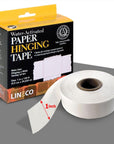 , Archival Water Activated Paper Hinging Tape, Acid-Free with Neutral Ph, for Hinging Art Photo Matboard, 1 Inch X 130 Feet, Pack of 1