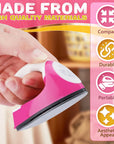 Mini Iron for Crafting - Small Iron for Crafts Small Travel Iron Mini Heat Press Iron Mini Iron for Clothes Mini Craft Iron Small Iron for Clothes - Mini Steam Iron for Clothes with Charging Base