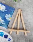 Easel for Painting, 9 Inches Easel Stands Set of 12, Tabletop Painting Canvas Tall Wood Display Easels Set of 12, Art Craft Painting Easel Stand for Artist Adults Students
